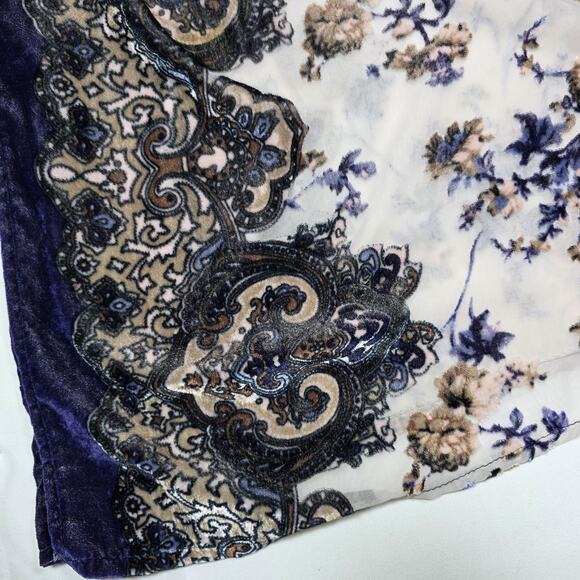 Lulla Collection By Bindya OS Floral Kimono Cover Up Romantic Boho Fairy Core - Picture 7 of 8